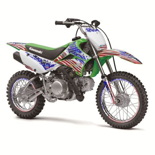 MERICA SHOWN ON KLX 110