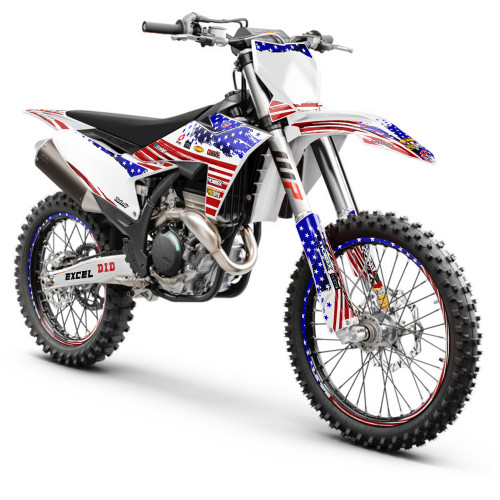 MERICA  SHOWN ON KTM SX