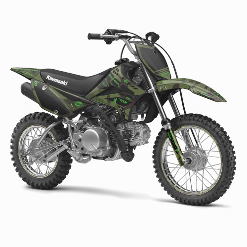 APACHE GREEN SHOWN ON KLX 110