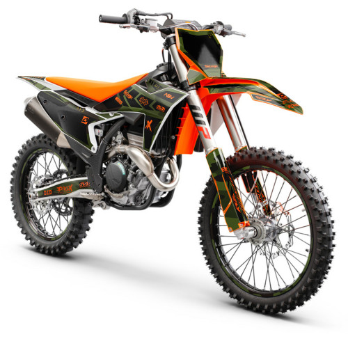 APACHE GREEN SHOWN ON KTM SX