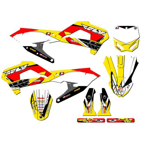 13 FLY YELLOW COMPLETE KIT