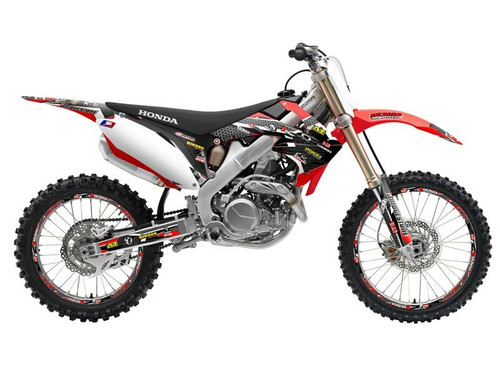PODIUM RED SHOWN ON CRF 450
