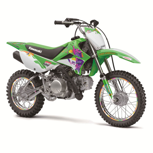 THROWBACK SHOWN ON KLX 110
