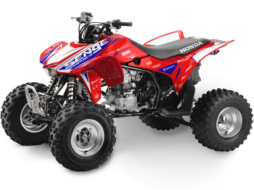 BINARY RED SHOWN ON TRX 450R