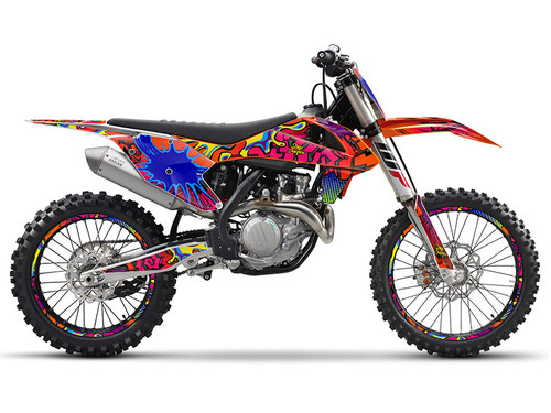 ZANY ORANGE SHOWN ON KTM SX