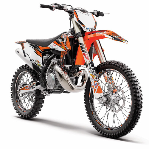 MAYHEM ORANGE SHOWN ON KTM XC