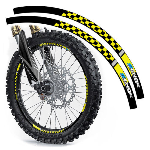 CHECK RIM PROTECTORS SHOWN IN BRIGHT YELLOW