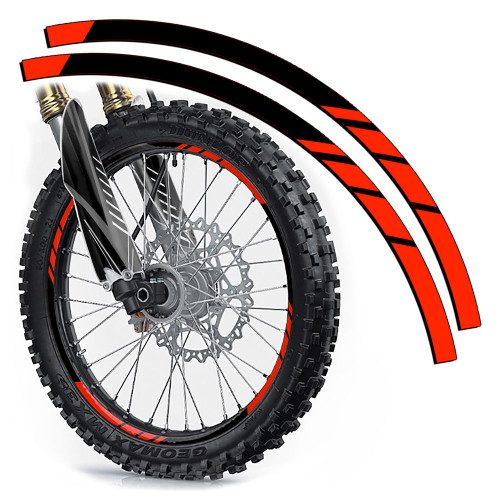RAVEN RIM PROTECTORS SHOWN IN RED