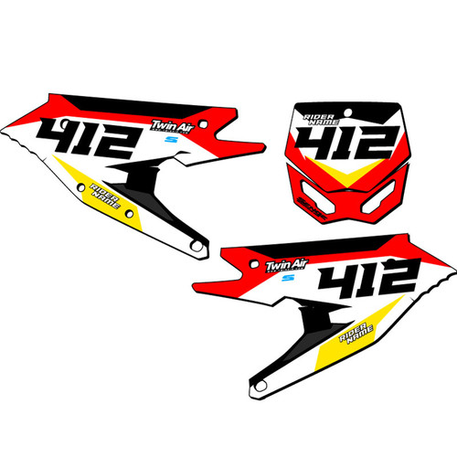 SG63 CUSTOM NUMBER PLATE FOR COBRA CX 50