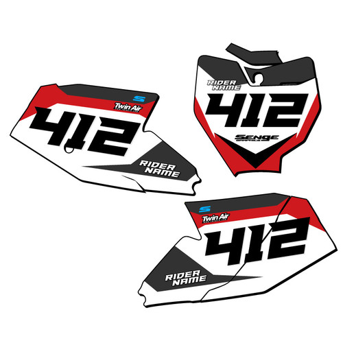 SG63 CUSTOM NUMBER PLATE FOR MC 65
