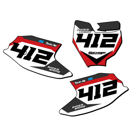 SG63 CUSTOM NUMBER PLATE FOR MC-E 3