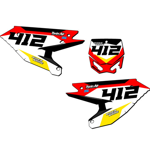 SG63 CUSTOM NUMBER PLATE FOR CX 65