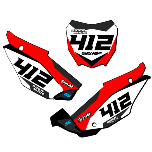 SG63 CUSTOM NUMBER PLATE FOR CRF 110
