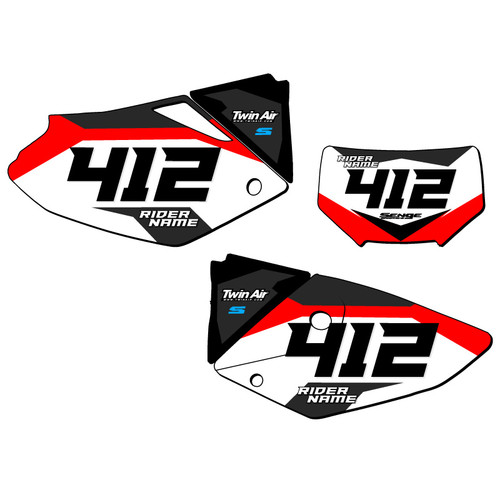 SG63 CUSTOM NUMBER PLATE FOR CRF 250X