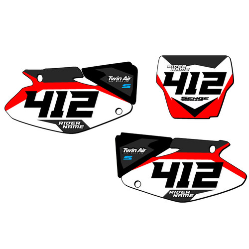 SG63 CUSTOM NUMBER PLATE FOR CR 250R