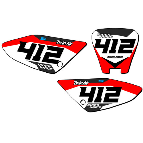 SG63 CUSTOM NUMBER PLATE FOR CRF 70