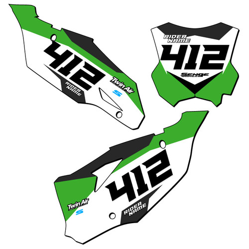 SG63 CUSTOM NUMBER PLATE FOR KX 125