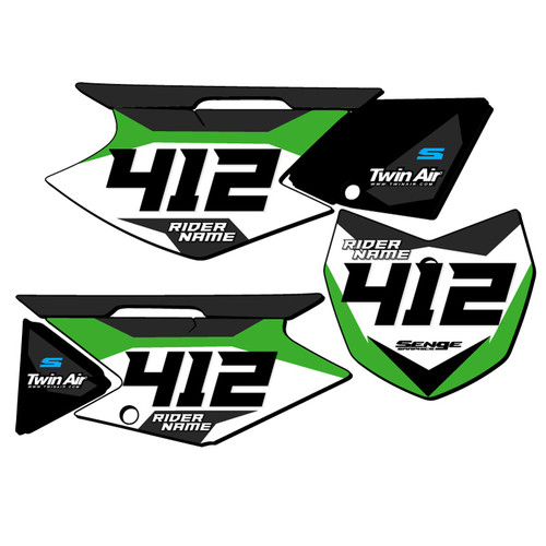 SG63 CUSTOM NUMBER PLATE FOR KLX 140RF
