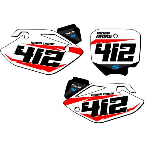 SG64 CUSTOM NUMBER PLATE FOR CRF 150R