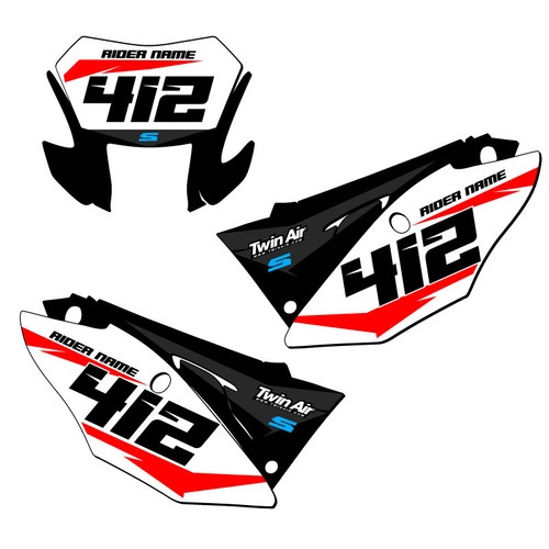 SG64 CUSTOM NUMBER PLATE FOR CRF 450X