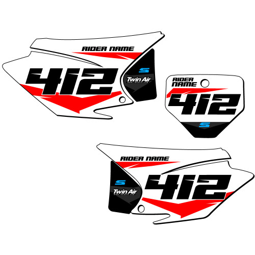 SG64 CUSTOM NUMBER PLATE FOR CRF 150F