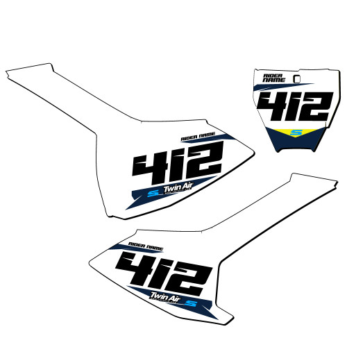 SG64 CUSTOM NUMBER PLATE FOR TC 85