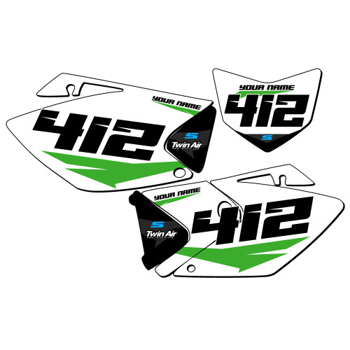 SG64 CUSTOM NUMBER PLATE FOR KLX 450