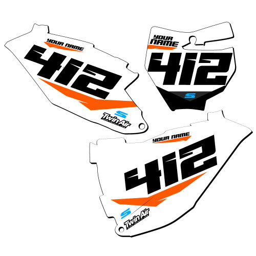 SG64 CUSTOM NUMBER PLATE FOR KTM SX 85