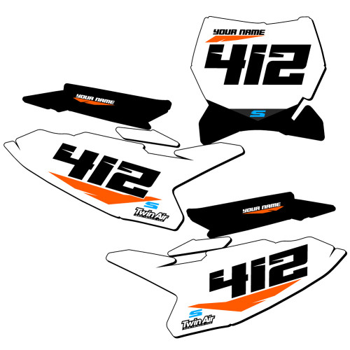 SG64 CUSTOM NUMBER PLATE FOR KTM SX 65