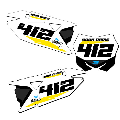 SG64 CUSTOM NUMBER PLATE FOR RMZ 250
