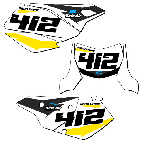 SG64 CUSTOM NUMBER PLATE FOR DRZ 400 SM