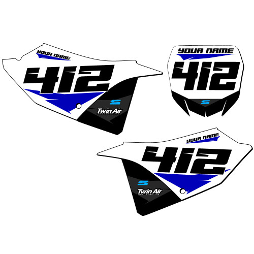 SG64 CUSTOM NUMBER PLATE FOR YZ 125