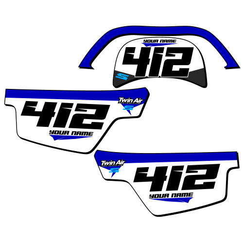 SG64 CUSTOM NUMBER PLATE FOR PW 50