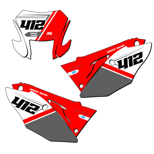 SG65 CUSTOM NUMBER PLATE FOR CRF 450X