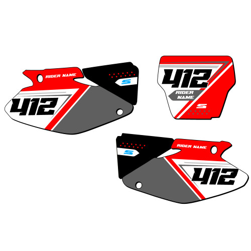SG65 CUSTOM NUMBER PLATE FOR CR 125R