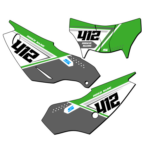 SG65 CUSTOM NUMBER PLATE FOR KLX 230