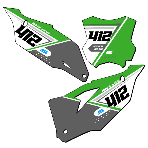 SG65 CUSTOM NUMBER PLATE FOR KX 250X