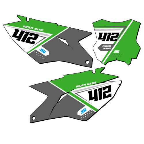 SG65 CUSTOM NUMBER PLATE FOR KLX 300R