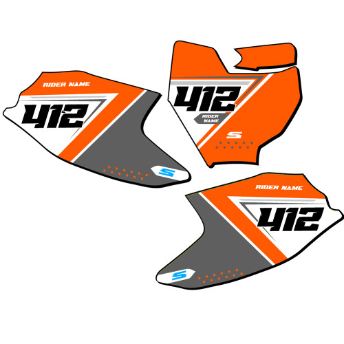 SG65 CUSTOM NUMBER PLATE FOR KTM SX-E3