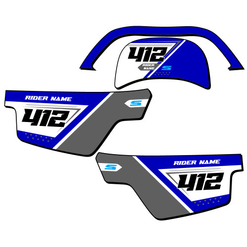 SG65 CUSTOM NUMBER PLATE FOR PW 50