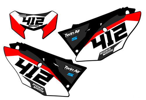 SG63 CUSTOM NUMBER PLATE FOR CRF 450RL