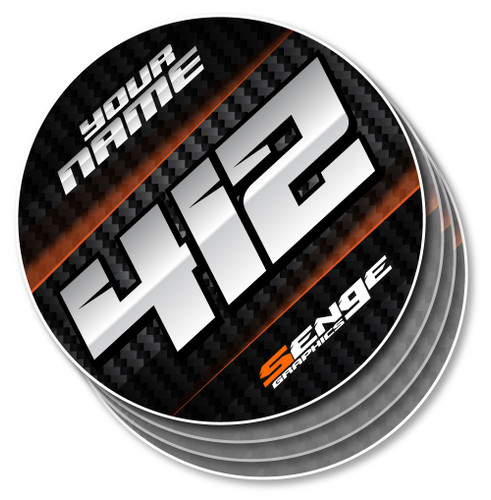 Carbon Fiber Mud Plug Set of 4