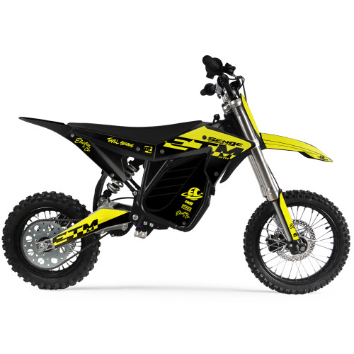 DUO YELLOW ON ETM RTR FROM ELECTO & CO SHOWN ON BIKE