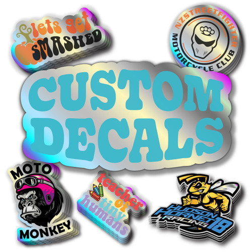 Custom Holographic Vinyl Decals