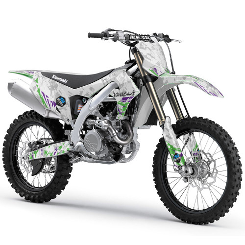 OSB Kawasaki MX Graphics White