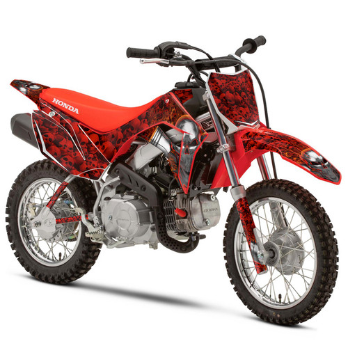 FLAMING GEAHEAD SHOWN ON CRF 110