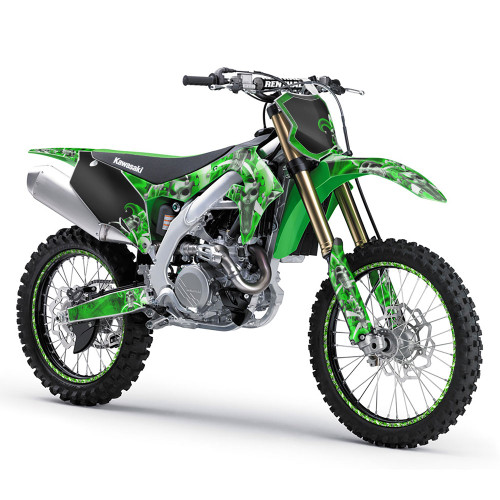 JESTER GREEN SHOWN ON KX 450