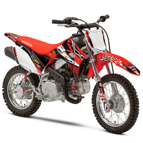 MAYHEM RED SHOWN ON CRF 110