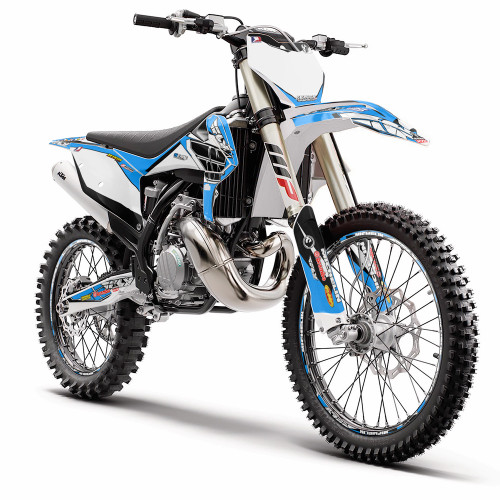 13 FLY SKY BLUE SHOWN ON KTM SX