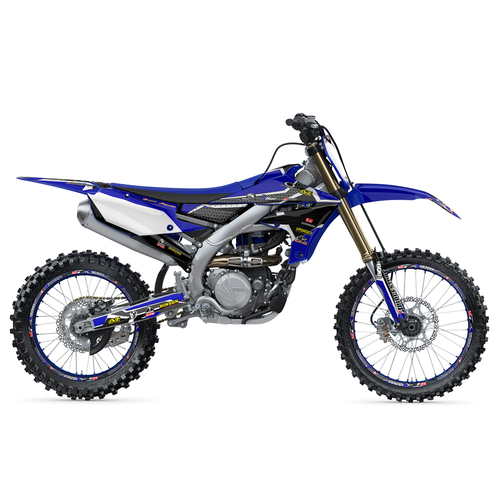 PODIUM BLUE SHOWN ON YZ 450